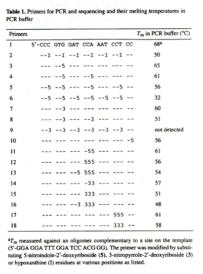 Stability of heteroduplexes